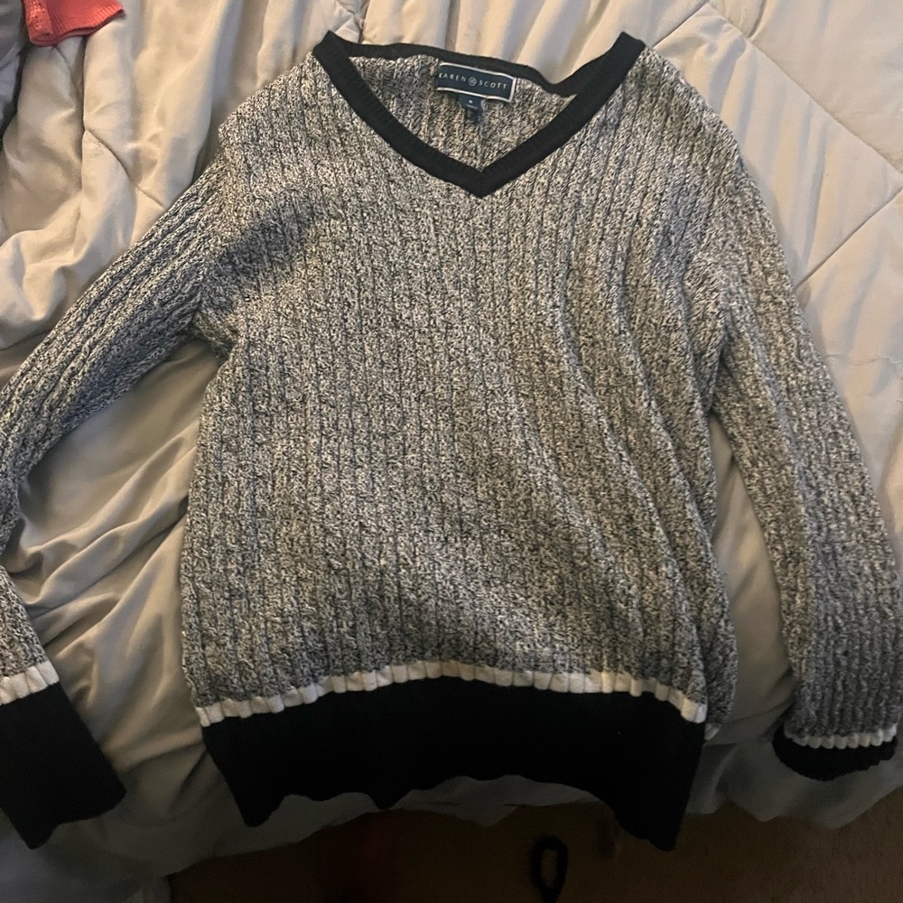 Black and White Sweater